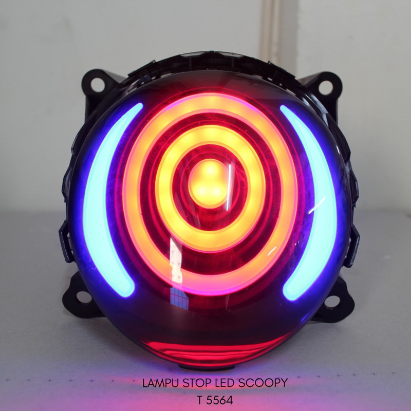 Lampu Stop Stoplamp Xcase Lampu Stop Belakang LED Scoopy NEW Scoopy 2020 2021 2022 2023