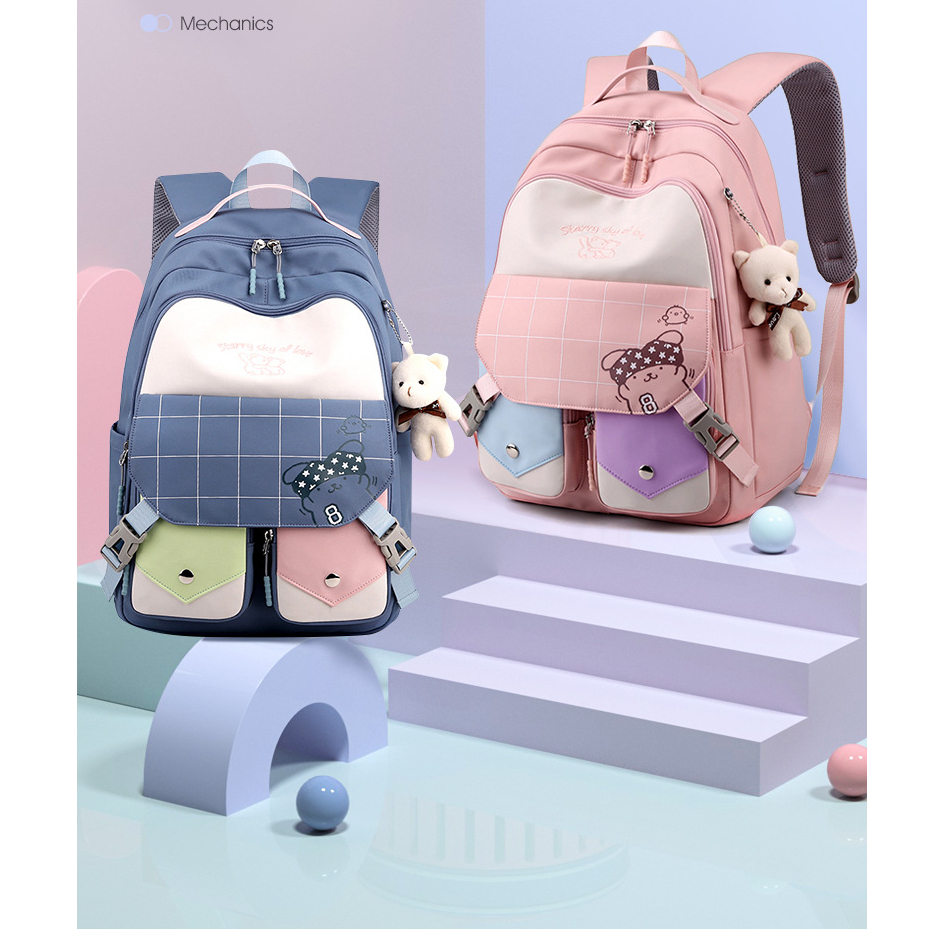 Tas Ransel Anak Sekolah Terbaru - Tas Ransel Multifungsi - Tas Ransel Karakter - Backpack Korean Style