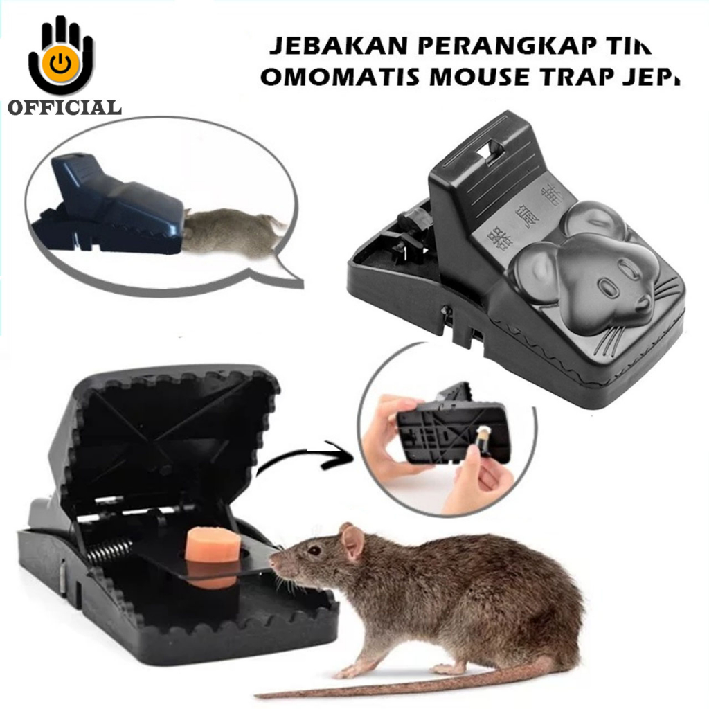 Perangkap Tikus Jebakan Tikus Mouse Trap Jepit Umpan Pest Control Reuseable Joni Cat Double Spring