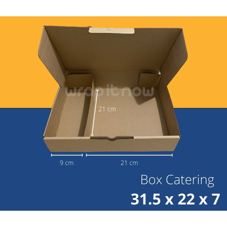 

CATERING BOX 31,5X22X7 CM 5pcs E FLUTE KARDUS