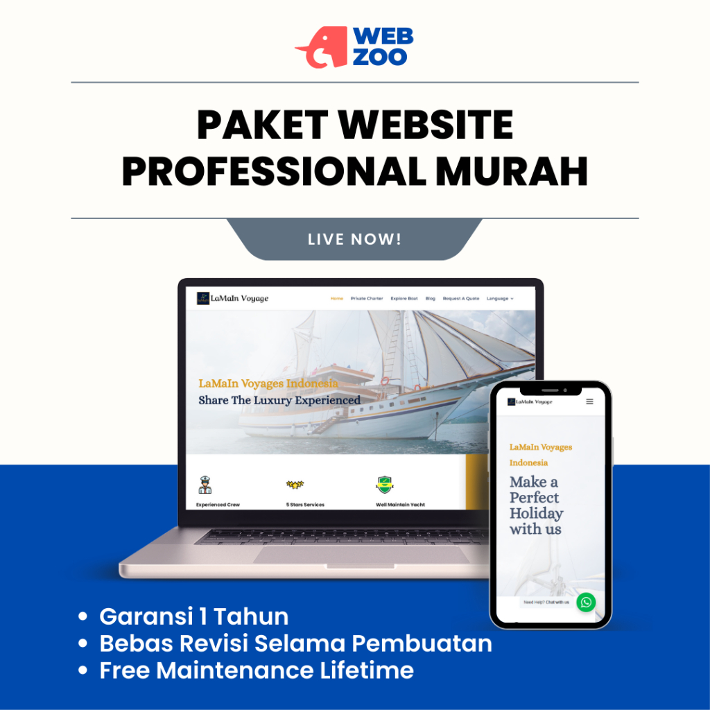 Jasa Website Professional Murah Bergaransi | Portal Berita | Company Profile | Toko Online | Yayasan