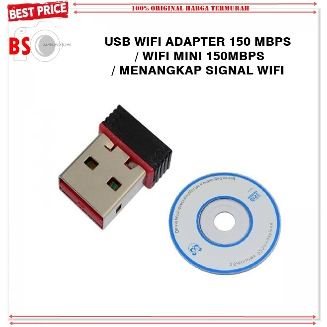 USB WIFI ADAPTER 150 MBPS / WIFI MINI 150MBPS / MENANGKAP SIGNAL WIFI