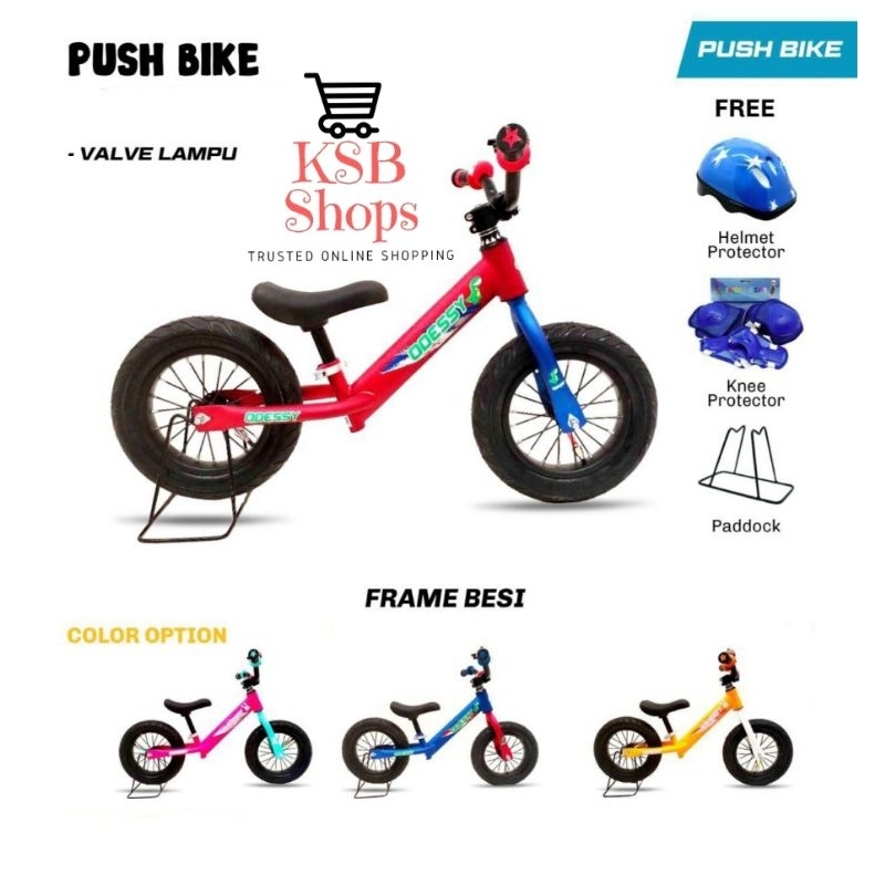 [KSB] DISKON PROMO Sepeda Anak / Mainan Anak Sepeda Roda 2 (DUA) BALANCE BIKE / sepeda Keseimbangan 