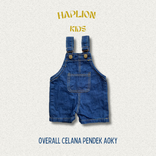 Overall Aoky  Unisex Anak Laki Perempuan 6 Bulan - 4 Tahun
