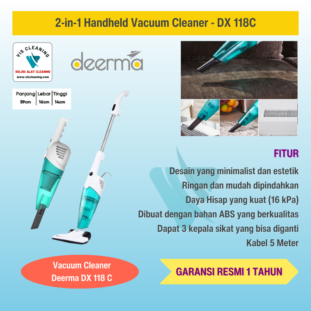 Handheld Vacuum Cleaner - Deerma DX 118C