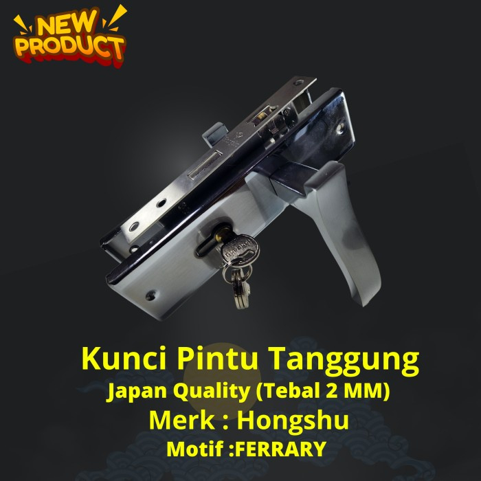 Kunci Pintu Hongshu Tanggung Per Dus 24 Biji TEBAL 2 MM