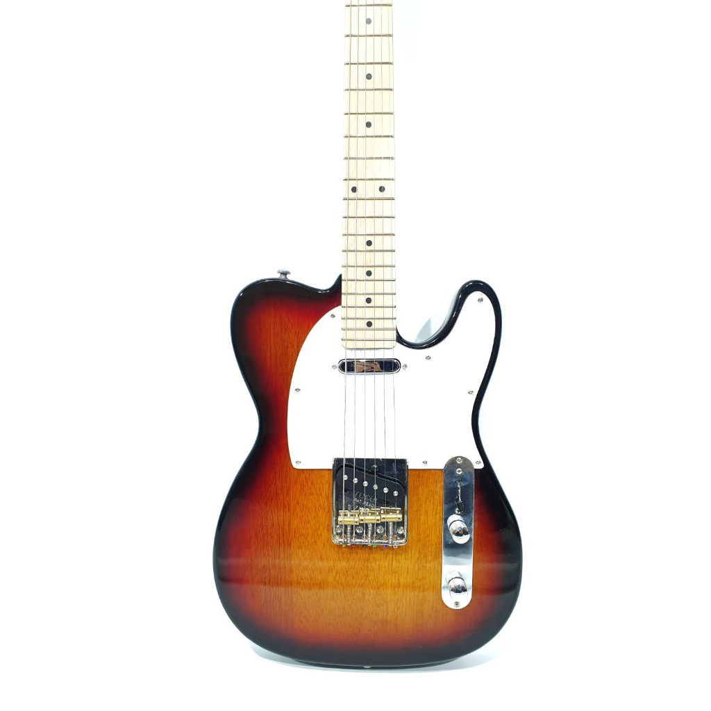 Gitar Elektrik Merk Fender Model TeleCaster Sunburst Bonus Tas dan Kabel Jack Listrik Murah Jakarta Tele Caster