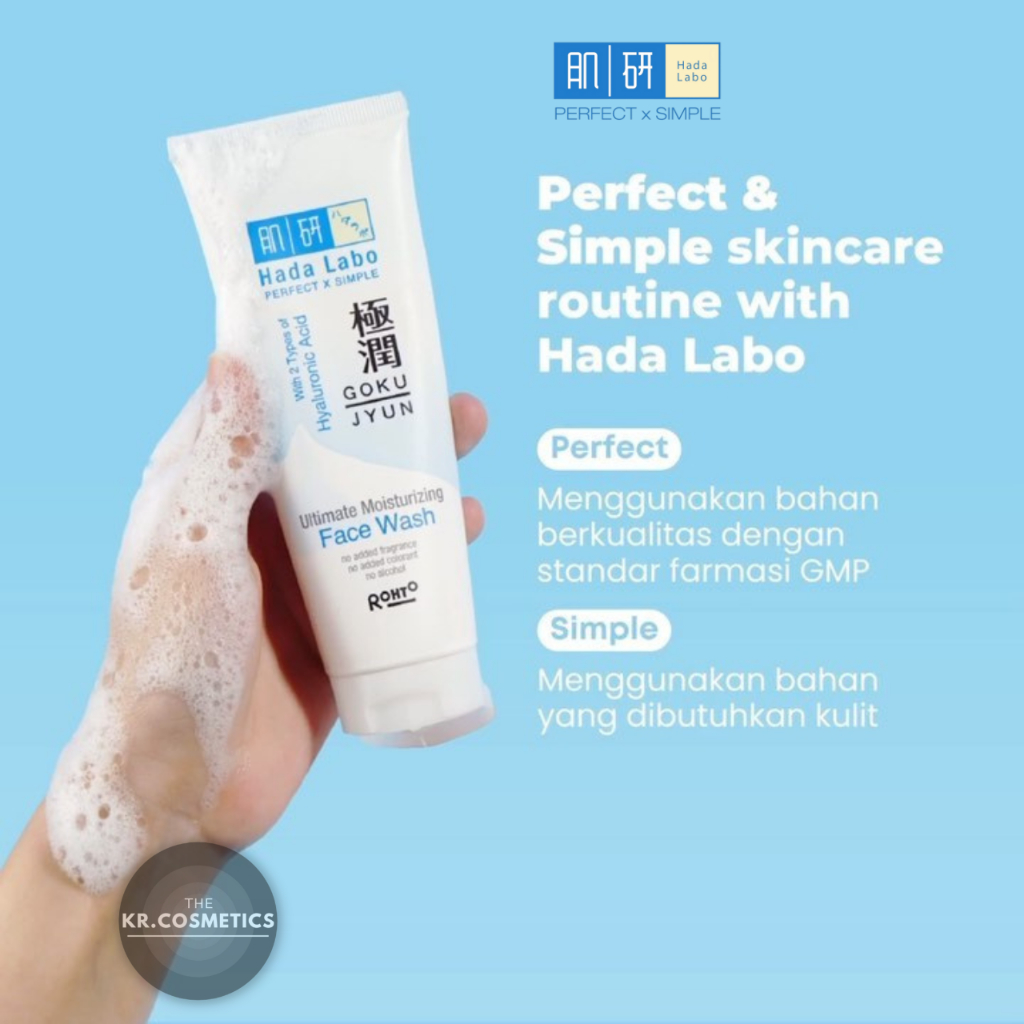 Hada labo Gokujyun Moisturising Face Wash 100gr