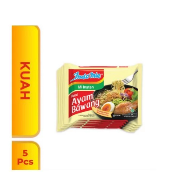 

Indomie Kuah Ayam Bawang - 5 Pcs