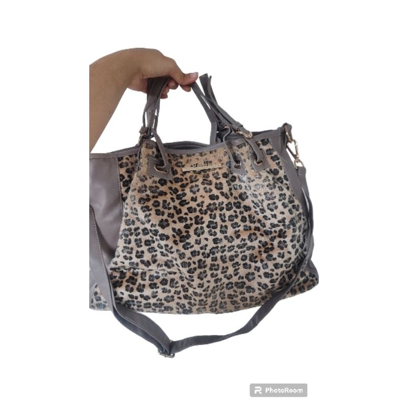 preloved second tas rotelli original abu leopard bludru
