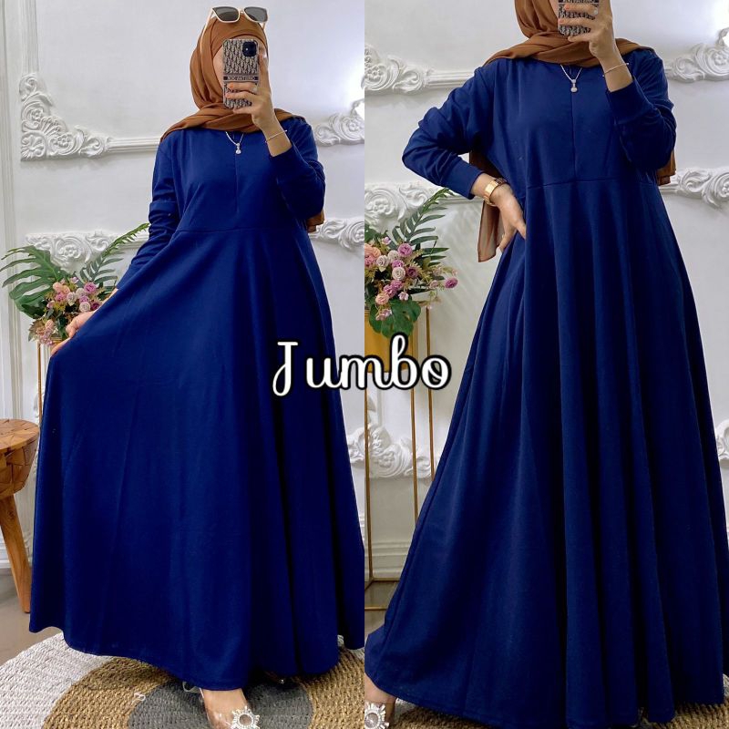GAMIS VOXY JUMBO BUSUI MAYUNG LEBAR BAWAH POLOSAN