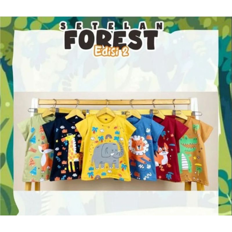 SETELAN FOREST SABLON PINEAPPLE