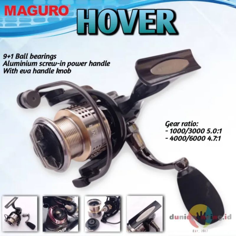 Reel maguro hover 1000 2000 3000 4000 5000 6000 power handle