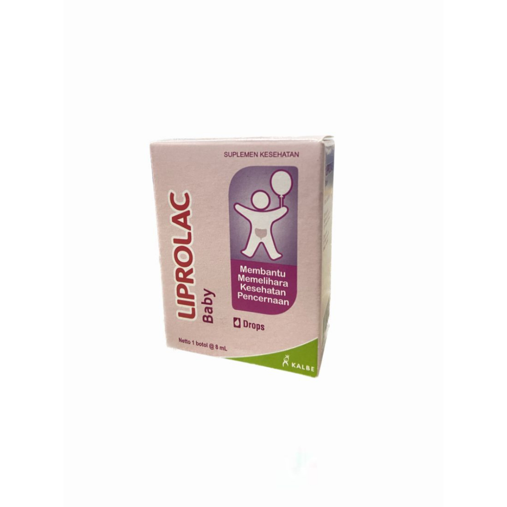 LIPROLAC BABY DROPS 8 ML Merupakan Produk Probiotik BB-12 Untuk Membantu Memelihara Kesehatan Pencernaan