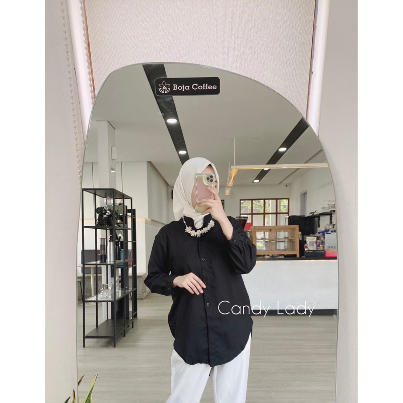 Shakila Kemeja Basic / Daily Blouse Polos / Kemeja polos shakila