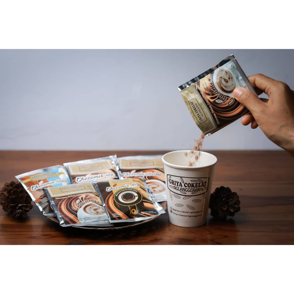 

Minuman coklat bubuk sashet lumer premium khas NglanggeranIsi5