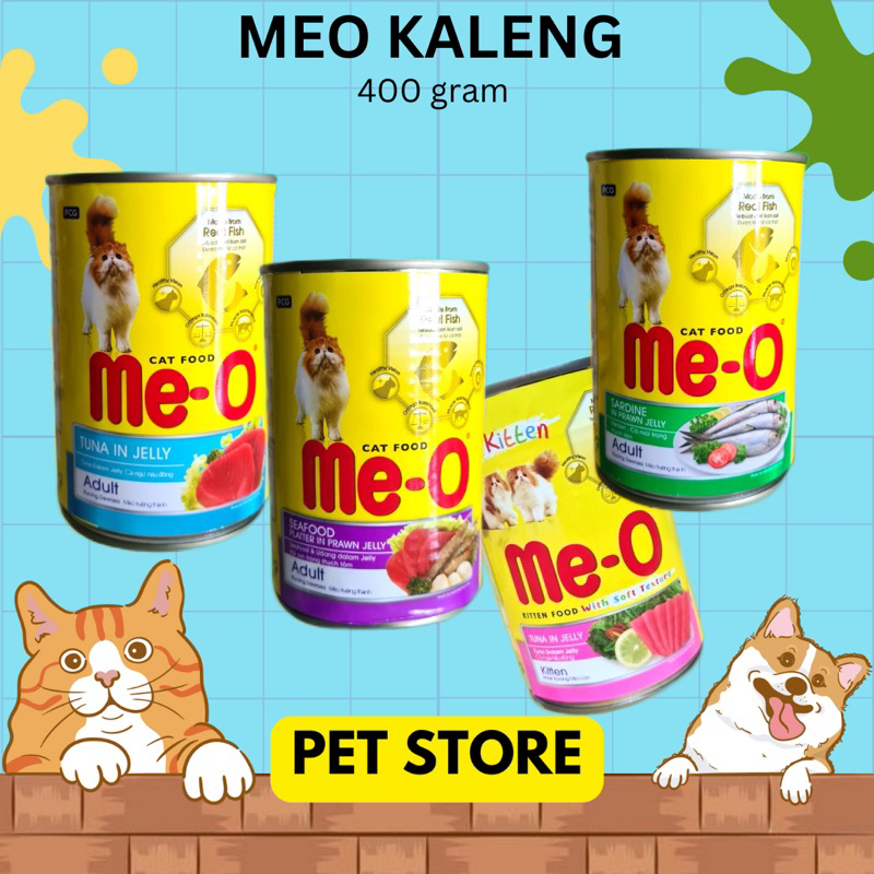 MEO KALENG 400 gram Makanan Kucing Bergizi