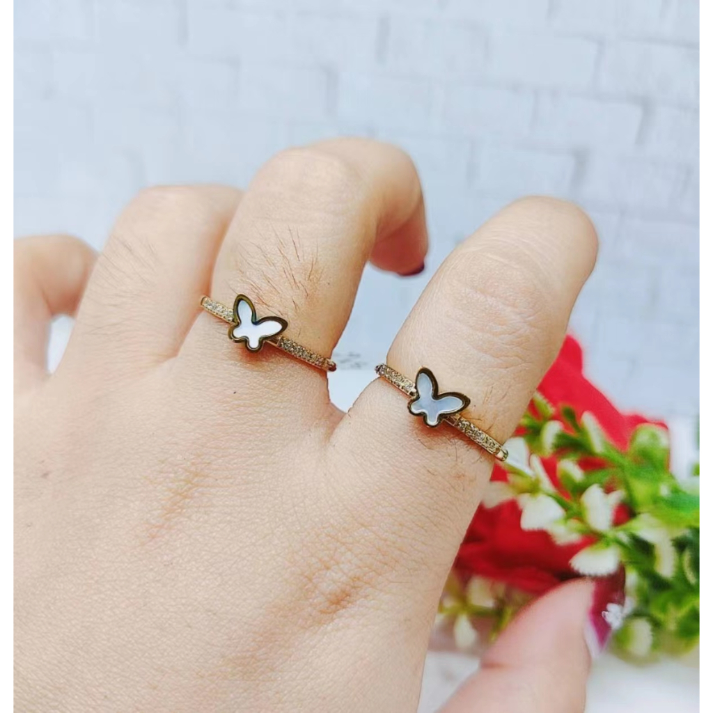 Cincin Titanium Pemata Perhiasan Fashion R648 R649