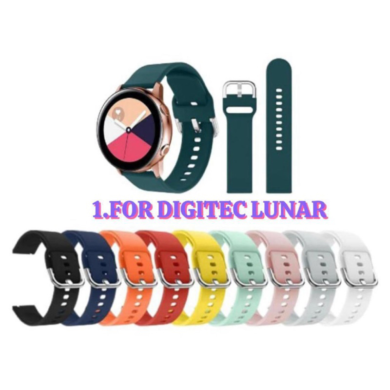 Strap / Tali Smart Watch For Digitec Lunar - 22mm Silicone