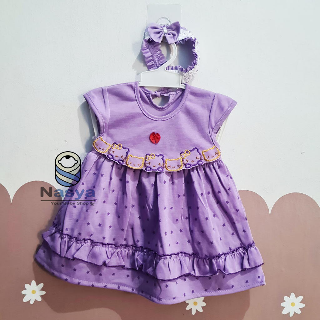 [P-031] Dress Bayi (0-6 bulan) / Setelan Bayi Perempuan