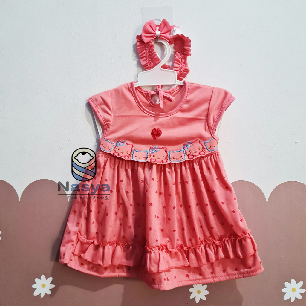 [P-031] Dress Bayi (0-6 bulan) / Setelan Bayi Perempuan