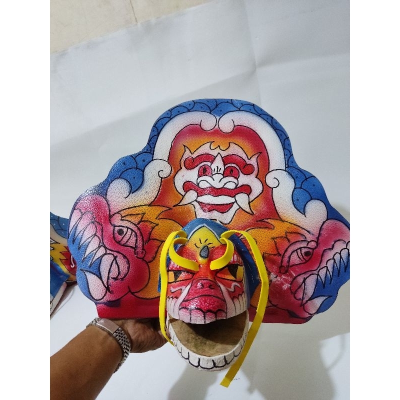 mainan abak barongan caplok air brush sedang