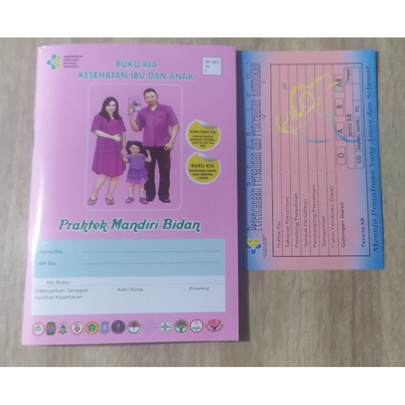 Buku KIA PRAKTEK BIDAN + Sticker (ASLI 2023)