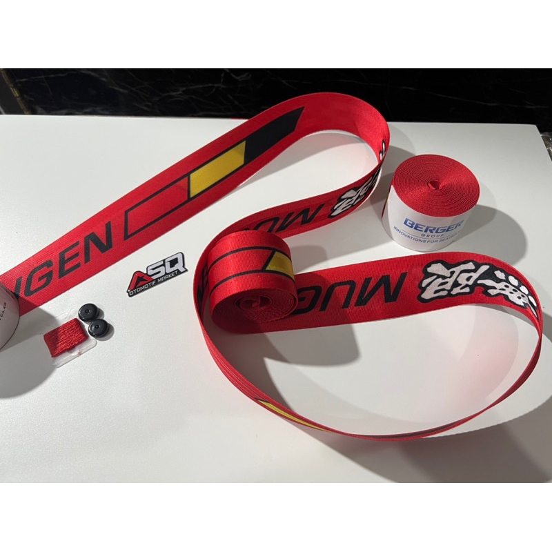 TALI SABUK BERGER SABUK PENGAMAN MOBIL SEATBELT RACING TALI SABUK MOBIL JDM