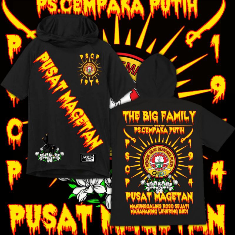 TS HOODIE PSCP LAWASAN CEMPAKA PUTIH HITAM