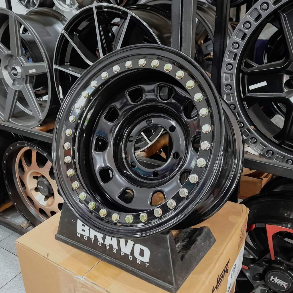 VELG OFFROAD BEADLOCK MOKUPO HSR RING 15 MOBIL STRADA TRITON HARDTOP R15 DAYTONA