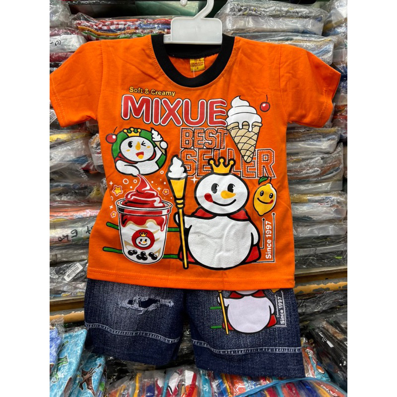 SETELAN ANAK MOTIF MIXUE KIDS ORI BEST SELLER