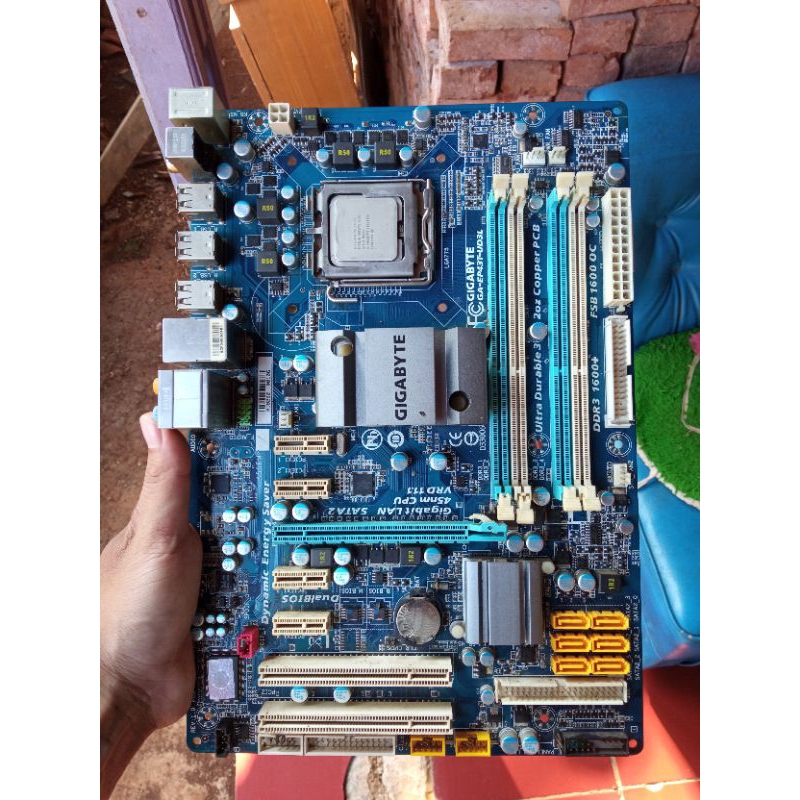 motherboard Gigabyte p43 m1nus mentok di logo