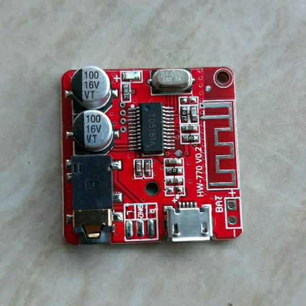 MODUL BLUETOOT RECIVER 4.1 HW770 PCB MERAH