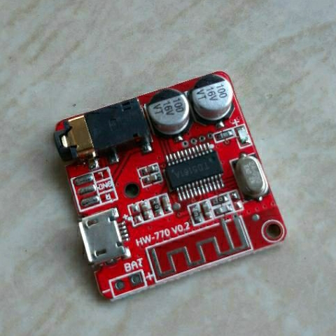 MODUL BLUETOOT RECIVER 4.1 HW770 PCB MERAH