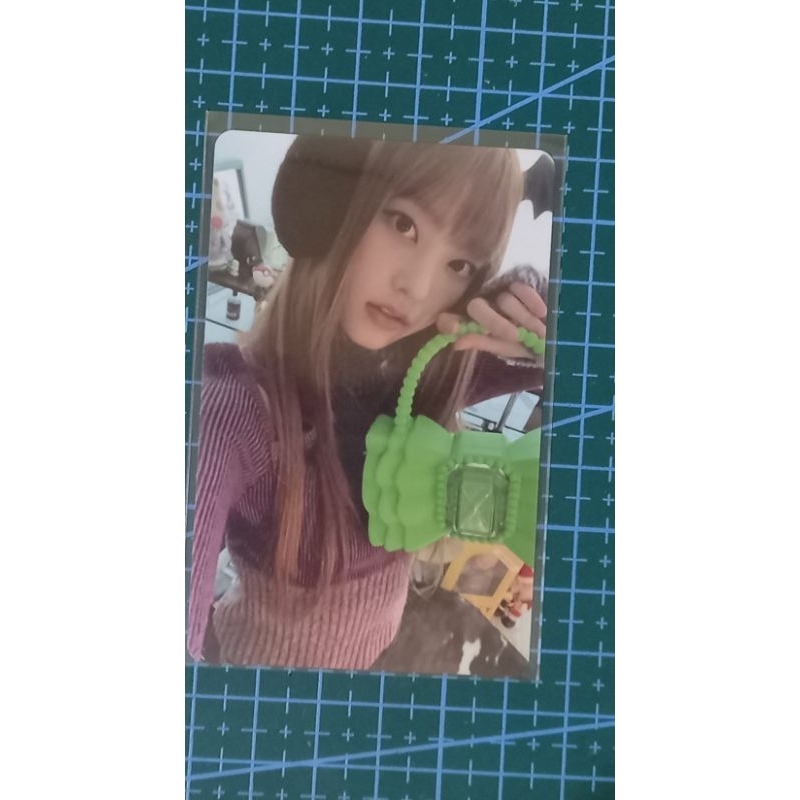 haerin message card mc bag ijo newjeans nj photocard pc