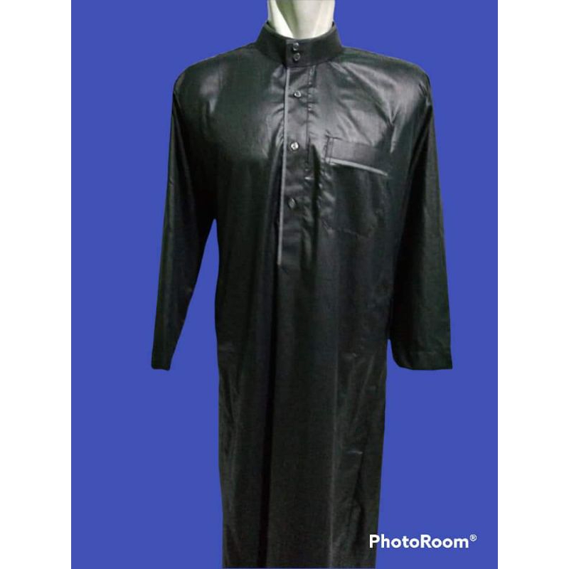 Gamis Jubah Mewah Saudi Warna Hitam
