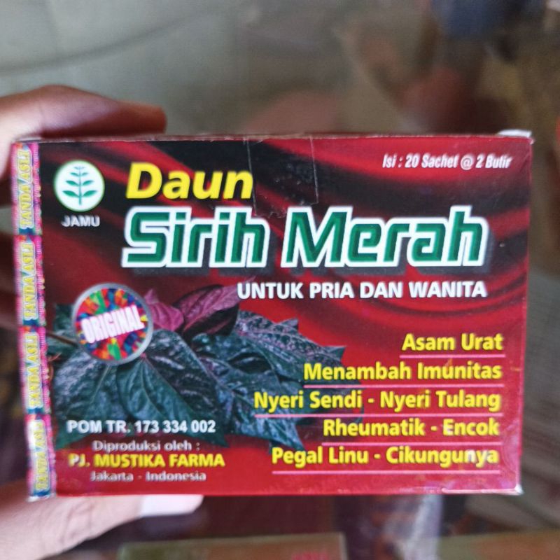 DAUN SIRIH MERAH ORIGINAL