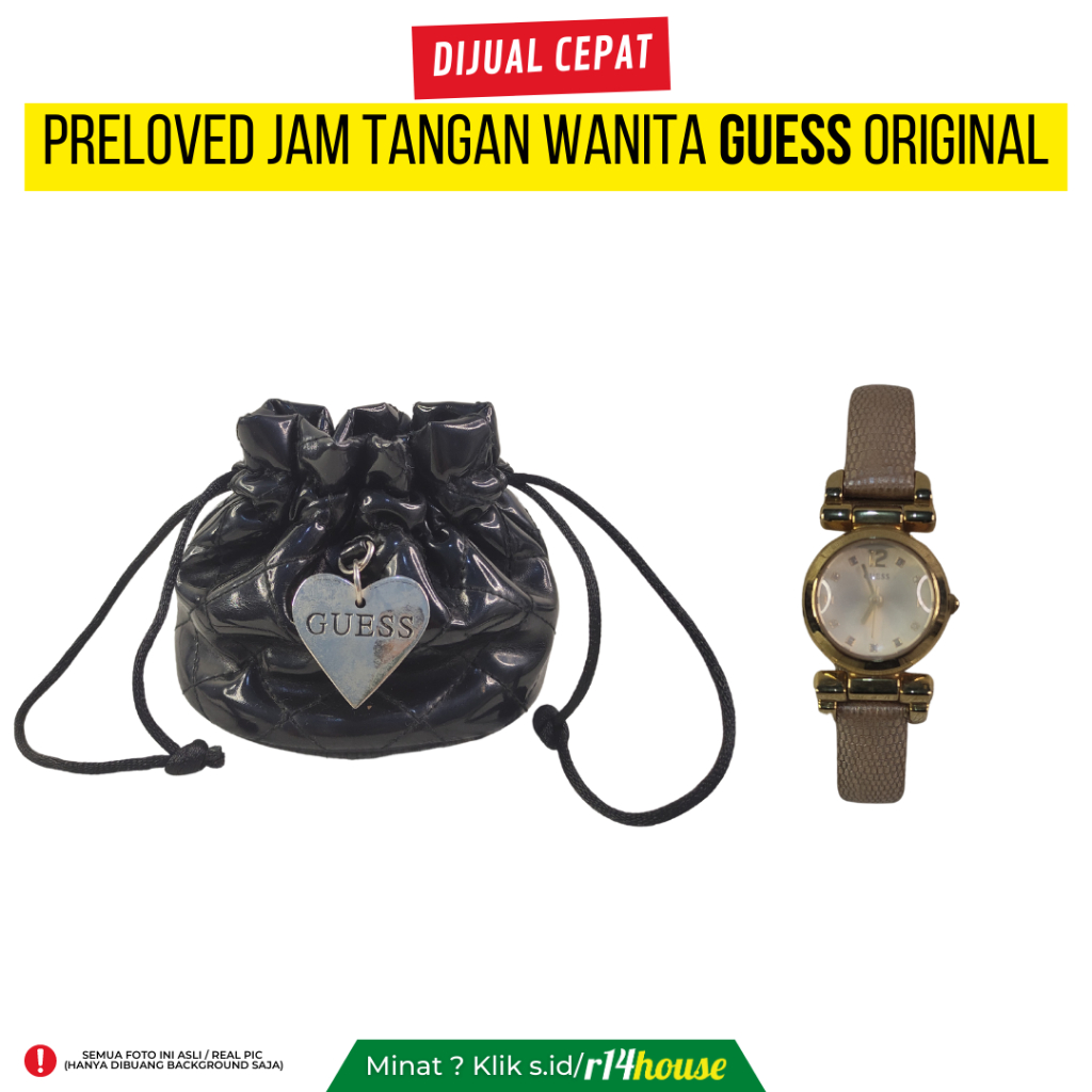 PRELOVED JAM TANGAN WANITA GUESS ORIGINAL