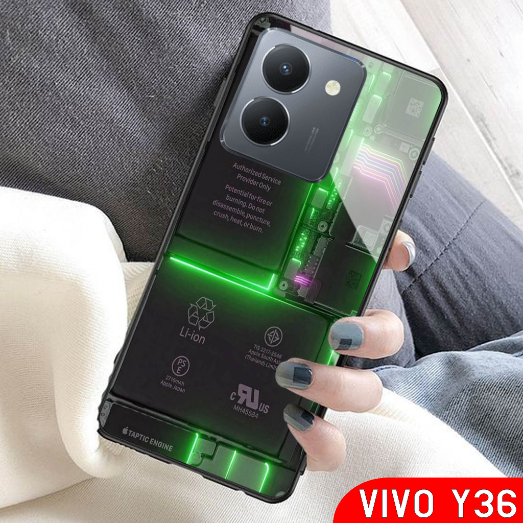 [A10] Case Vivo Y36 / Softcase Kaca Kilau Vivo Y36 / Casing Handphone Vivo Y36 / Case Vivo Y36