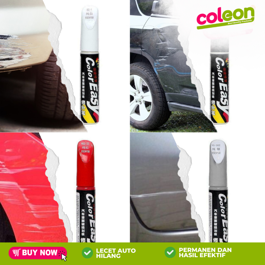 Color Easy Spidol Penghilang Baret Lecet Magic Remover Cat Motor Mobil Scratch Repair Koreksi Body  Marker Fix It Like A Pro Permanen Metalic Glossy