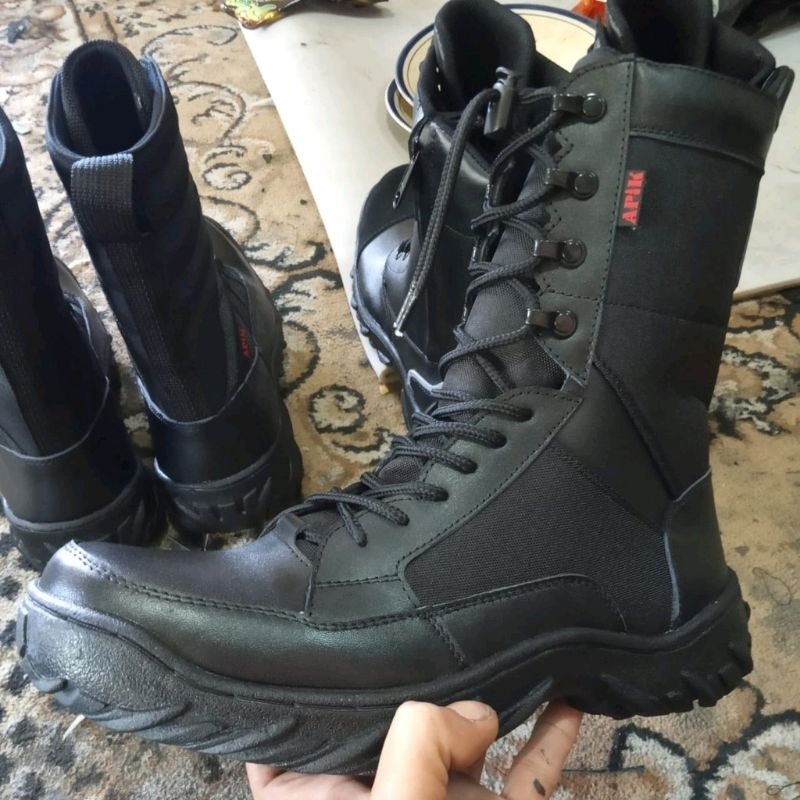 SEPATU PDL KULIT SAPI ASLI SEPATU PDL TNI SEPATU PDL LORENG KOSTRAD MERK APIK SEPATU PDL SECURITY SEPATU PDL SATPAM SEPATU PDL POLRI