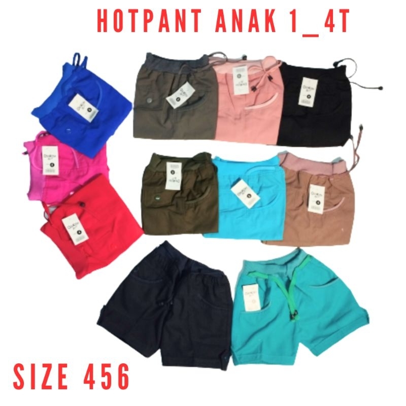 Celana Anak Hotpant 456 (1_4 Tahun)