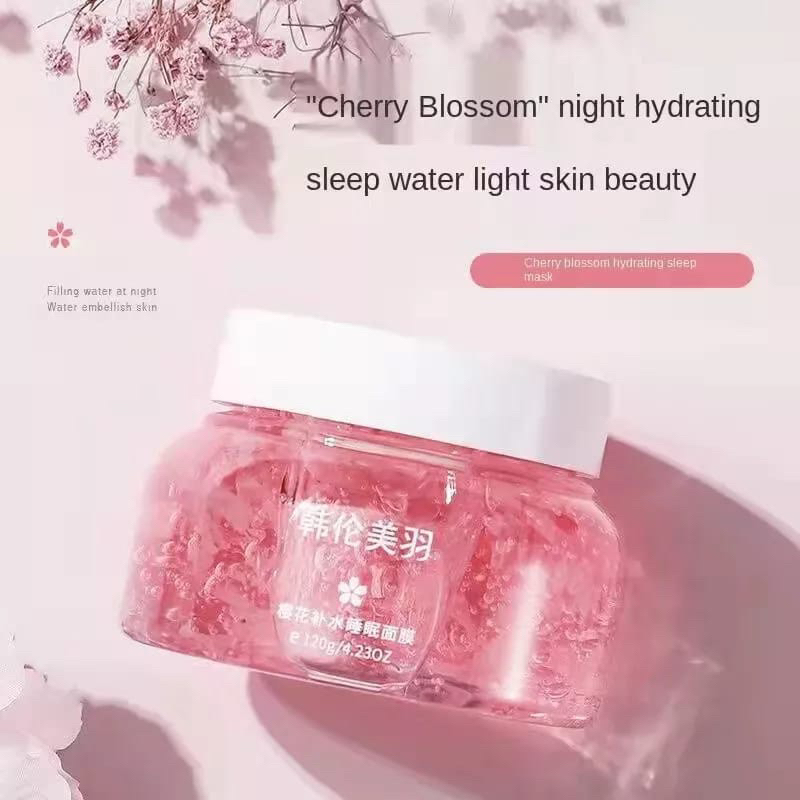 REAL INSTANT TERCEPAT GRATIS ONGKIR COD MEDAN TERMURAH CHERRY BLOSSOM REPLENISHMENT SLEEP MASK _SLEEPING MASK BEAUTY