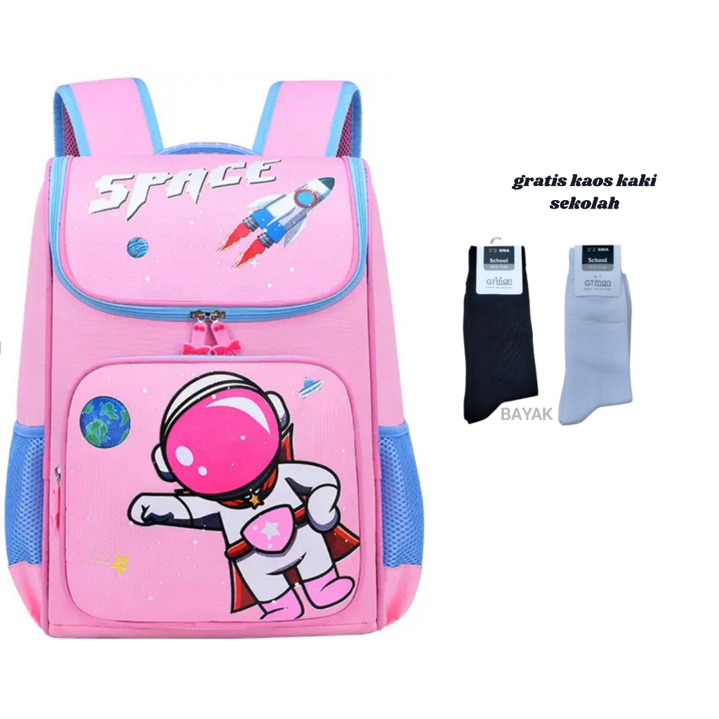 Tas Ransel Sekolah Anak Laki Laki Perempuan ORIGINAL BackPack TK SD Tas Sekolah Les IMPORT