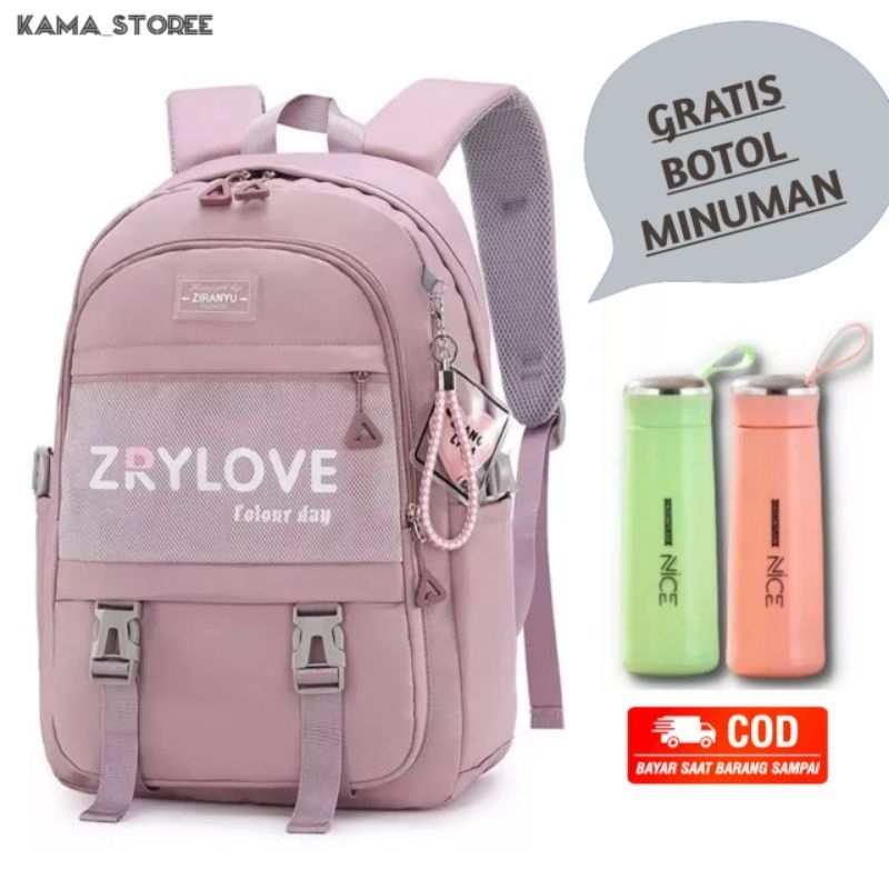 KS_Ransel Punggung Anak Sekolah Perempuan ZRYLOVE Ransel Premium Terbaru