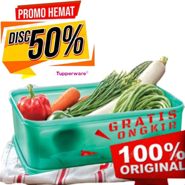 *BIG SALE* DISC 50% Tupperware Pak N Stor | Tempat Buah Sayur Daging Ikan Udang Ayam Promo Murah | T