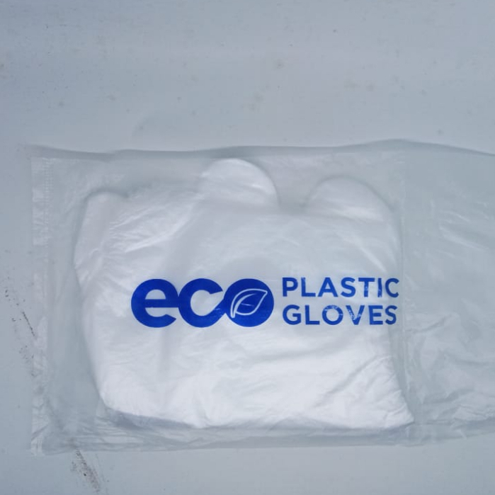 (SKR) Sarung Tangan Plastik Sekali Pakai 1 Pack Isi 100 Pcs Food Grade Pelindung Tangan Anti Bakteri Disposable Plastic Touch Gloves Bening Polos Transparan