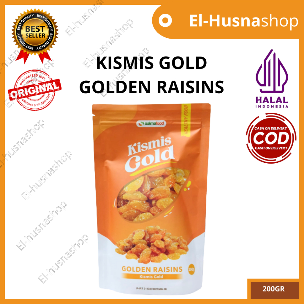 

Kismis Golden Raisin 200gr Pouch Oleh Oleh Haji Umroh Arab Asli Original