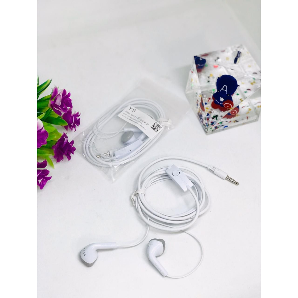 Headset C550 HF ORI J1ACE Handsfree Earphone SAM  J1 Ace Vietnam Stereo Bass SUPPORT SEMUA HP SAM ANDROID by smoll