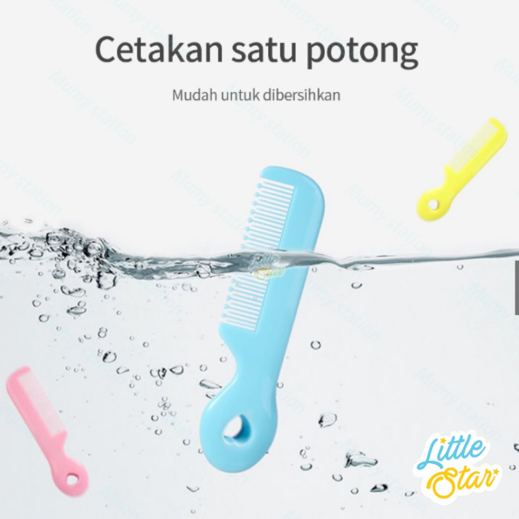 Sisir Bayi Anak Untuk Perawatan Rambut Newborn Baby Comb Lembut